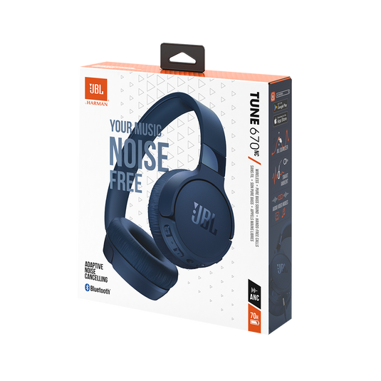 JBL Tune 670NC | Adaptive Noise Cancelling Wireless On-Ear Headphones